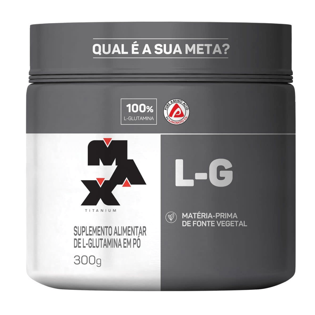 Glutamina L-G 300g - Max Titanium